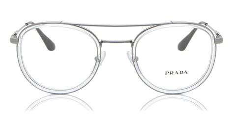 prada 66xv|Prada PR 66XV 07A1O1 Glasses Clear/Gunmetal .